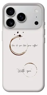 Чехол на Apple iPhone 18 Pro Max Coffee with you фото 1 из 1