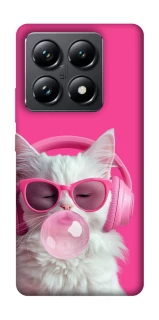 Чехол на Xiaomi 14T Pro Pink kitty фото 1 из 1