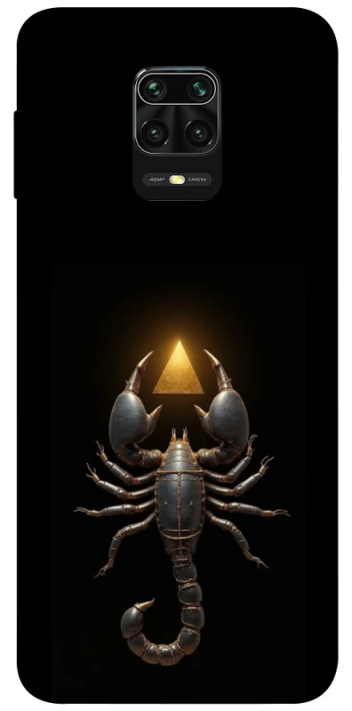Чехол на Xiaomi Redmi Note 9s / Note 9 Pro / Note 9 Pro Max Scorpio with Golden Triangle фото 1 из 1