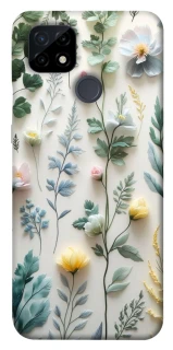 Чехол на Realme C21 Floral design ver.4 фото 1 из 1