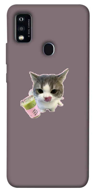 Чехол на ZTE Blade A51 cat matcha фото 1 из 1