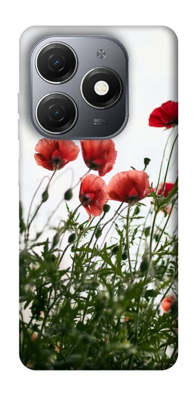 Чохол на TECNO Spark 20 Поле маків фото 1 з 1