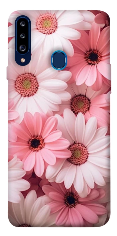 Чехол на Samsung Galaxy A20s Розовые цветы v2 фото 1 из 1
