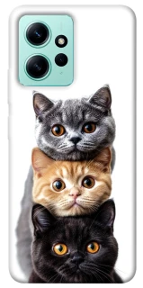Чохол на Xiaomi Redmi Note 12 4G Гарні котики фото 1 з 1