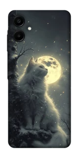 Чохол на Samsung Galaxy A07 Кіт під місяцем фото 1 з 1