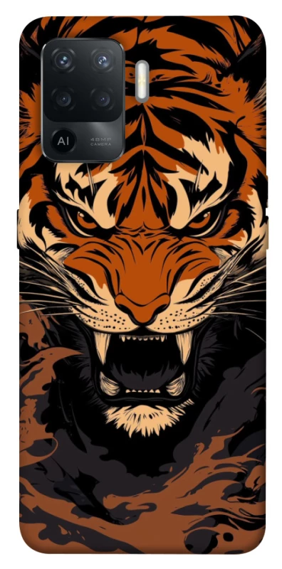 Чохол на Oppo Reno 5 Lite cool tiger фото 1 з 1