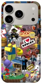 Чехол на Apple iPhone 18 Pro Roblox collage ver.5 фото 1 из 2