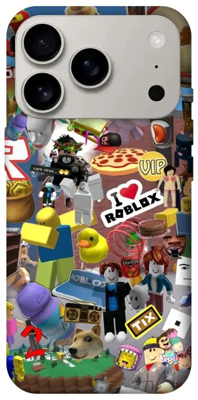 Чохол на Apple iPhone 18 Pro Roblox collage ver.5 фото 2 з 2