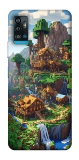 Чехол на ZTE Blade A71 Minecraft universe фото 1 из 1