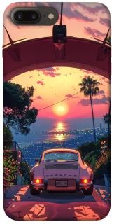 Чехол на Apple iPhone 7 plus / 8 plus Porsche at sunset фото 1 из 1