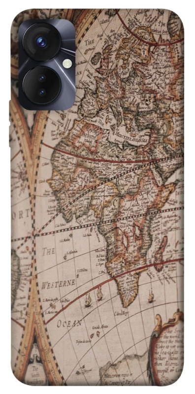 Чехол на TECNO Spark 9 Pro (KH7n) Карта путешествий фото 1 из 1