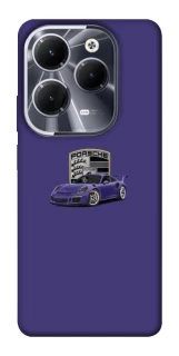 Чехол на Infinix Hot 40 Porsche purple фото 1 из 1