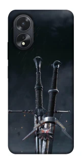 Чохол на Oppo A18 Мечі Ведьмака фото 1 з 1