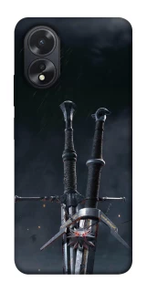 Чехол на Oppo A38 Мечи Ведьмака фото 1 из 1