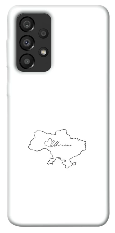 Чохол на Samsung Galaxy A33 5G Ukraine map фото 1 з 1