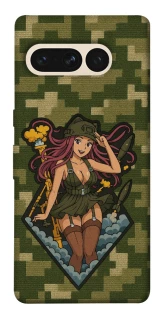 Чохол на Google Pixel 7 Pro Military Waifu фото 1 з 1
