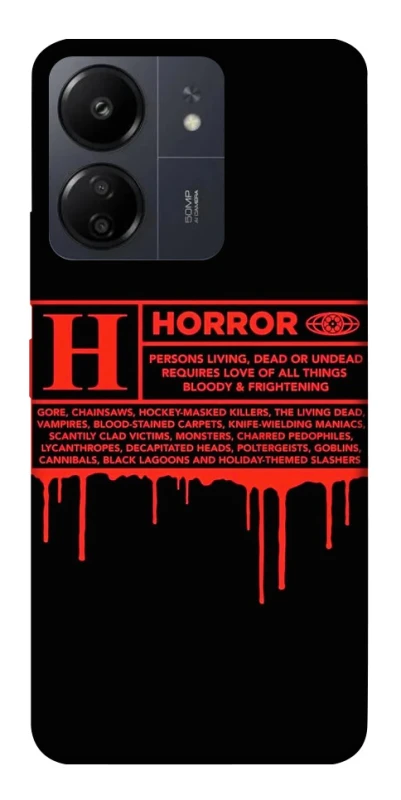 Чохол на Xiaomi Redmi 13C Horror Halloween фото 1 з 1