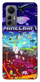 Чехол на Xiaomi 12 Lite Minecraft world фото 1 из 1