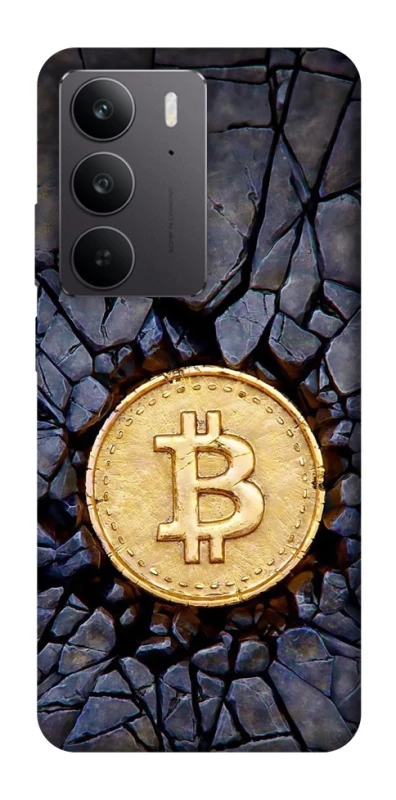 Чохол на Realme C75 Bitcoin cracks фото 1 з 1