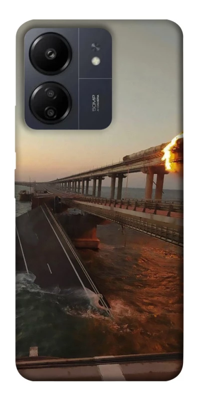Чехол на Xiaomi Poco C65 Крымский мост устал фото 1 из 1