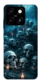 Чехол на ZTE Blade A55 4G Skulls v3 фото 1 из 1