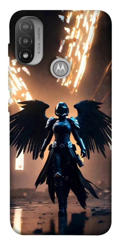 Чохол на Motorola Moto E20 Cyber Angel фото 1 з 1