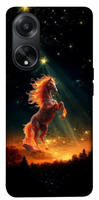 Чохол на Oppo A58 4G Red Fire Horse ver.2 фото 1 з 1
