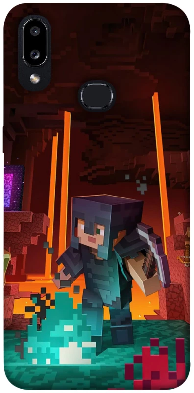 Чохол на Samsung Galaxy A10s Minecraft game adventure фото 1 з 1