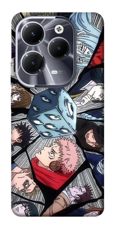 Чохол на Infinix Hot 40 jujutsu kaisen v4 фото 1 з 1