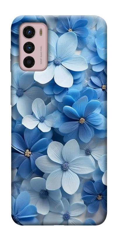 Чохол на Motorola Moto G42 Сині квіти фото 1 з 1