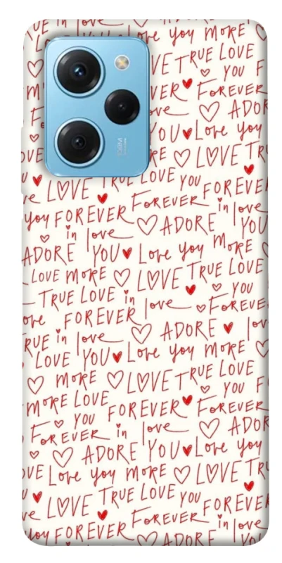 Чехол на Xiaomi Poco X5 Pro 5G Love aesthetic ver.4 фото 1 из 1