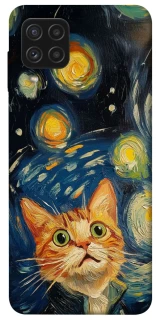 Чехол на Samsung Galaxy A22 4G paint cat фото 1 из 1