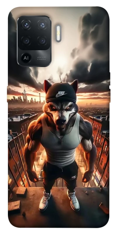 Чехол на Oppo Reno 5 Lite Волк фото 1 из 1