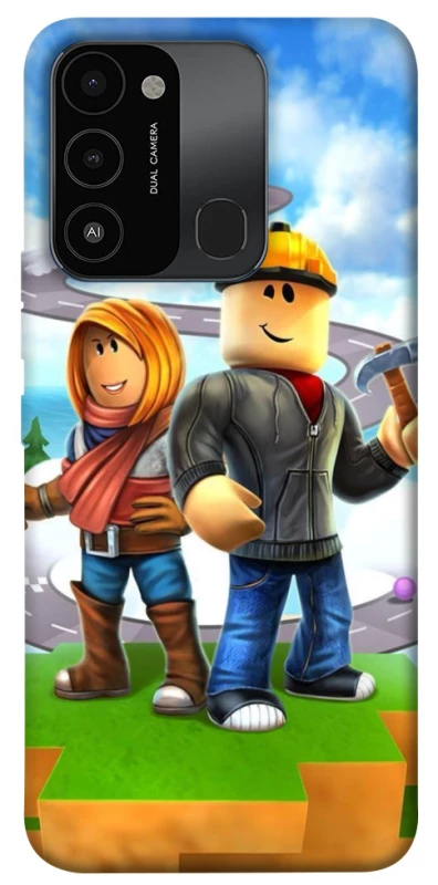 Чехол на TECNO Spark 8C Roblox Builder Adventure фото 1 из 1