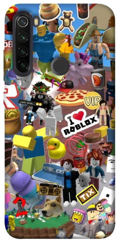 Чохол на Xiaomi Redmi Note 8T Roblox collage ver.5 фото 1 з 1