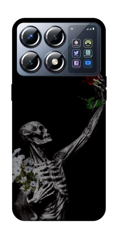 Чехол на Xiaomi POCO X8 Pro Skeleton vs Rose фото 1 из 1