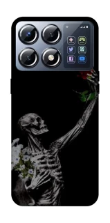 Чехол на Xiaomi POCO X8 Pro Skeleton vs Rose фото 1 из 1