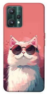 Чехол на Realme 9 Pro Сat with glasses фото 1 из 1