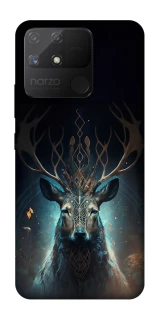 Чехол на Realme Narzo 50A Скандинавский олень v2 фото 1 из 1