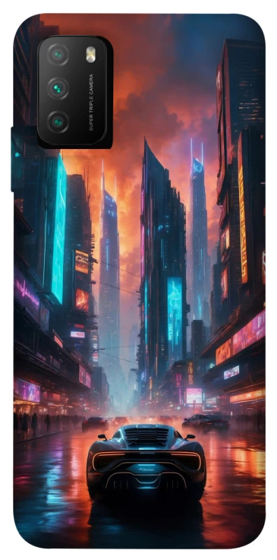 Чохол на Xiaomi Poco M3 Cyber city фото 1 з 1