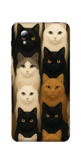 Чехол на ZTE Blade A3 (2019) Colorful Cat Collage фото 1 Чехол на ZTE Blade A3 (2019) Colorful Cat Collage фото 1 из 1