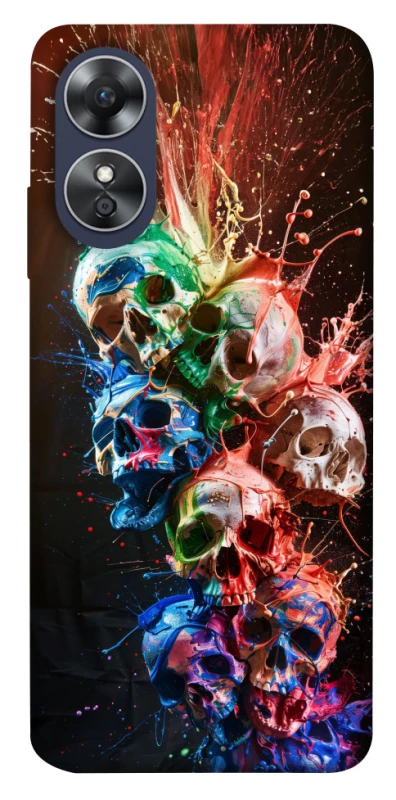 Чохол на Oppo A17 Skulls фото 1 з 1