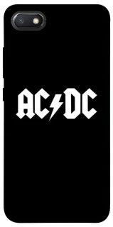 Чехол на Xiaomi Redmi 6A AC/DC logo фото 1 Чехол на Xiaomi Redmi 6A AC/DC logo фото 1 из 1