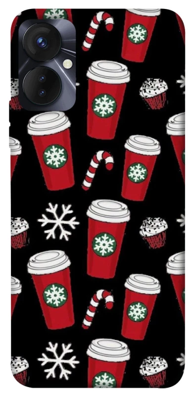 Чехол на TECNO Spark 9 Pro (KH7n) Новогодний v40 фото 1 из 1