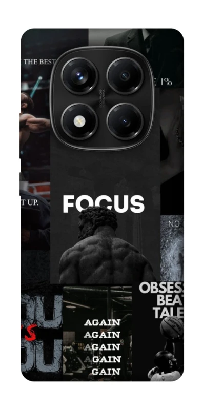 Чехол на Xiaomi Redmi Note 14 Pro 4G Focus collage фото 1 из 1