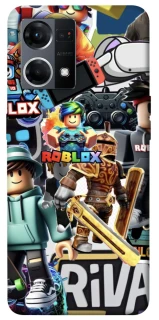 Чохол на Oppo Reno 7 4G Roblox collage ver.1 фото 1 з 1