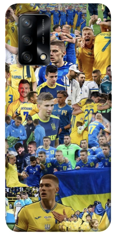 Чехол на Oppo A74 4G UA-Football ver.6 фото 1 из 1