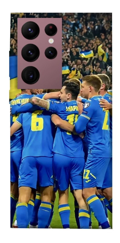 Чехол на Samsung Galaxy S22 Ultra Сборная Украины v3 фото 1 из 1