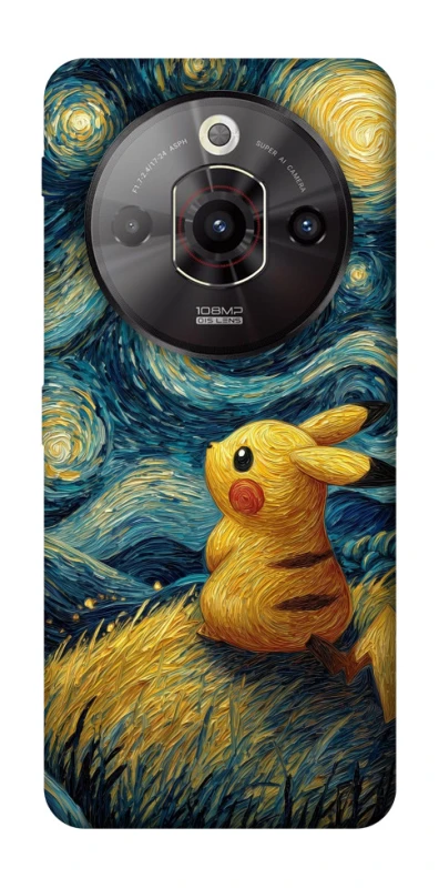 Чохол на ZTE Nubia Focus Pro Pikachu and Van Gogh фото 1 з 1