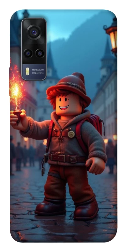 Чохол на Vivo Y53s Roblox Fire Logo Blue Flames фото 1 з 1